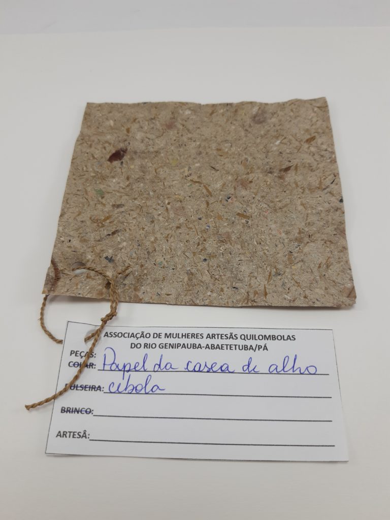 Papel de Casca de Alho e Cebola